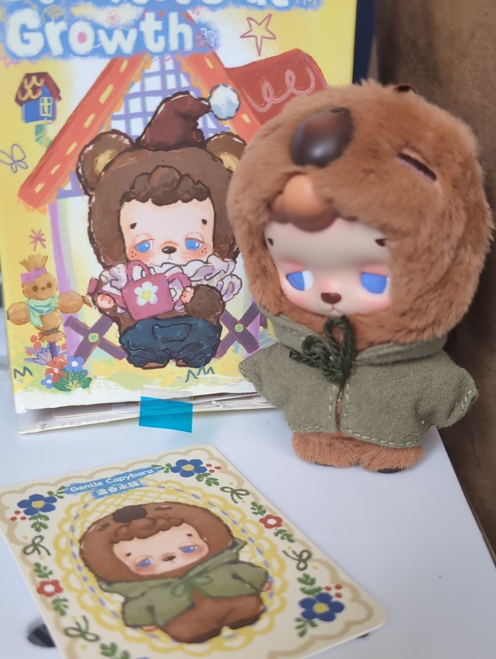 Buy 2 Get 1 FREE❤️Know Know Monster Plush Bag Charm "Gentle Capybara"